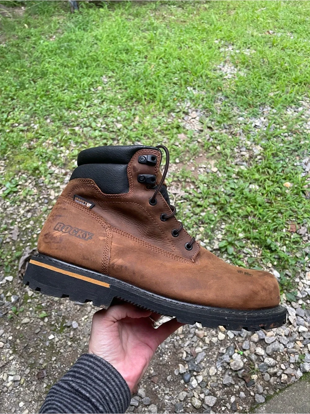 ROCKY Governor Composite Toe Waterproof 6 Inch Work Boots Size 11.5 Men’s